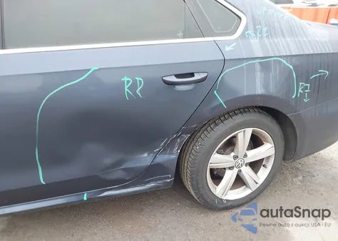 2012 Volkswagen Passat 2.5L Se from USA, damaged, VIN 1VWBP7A36CC029427